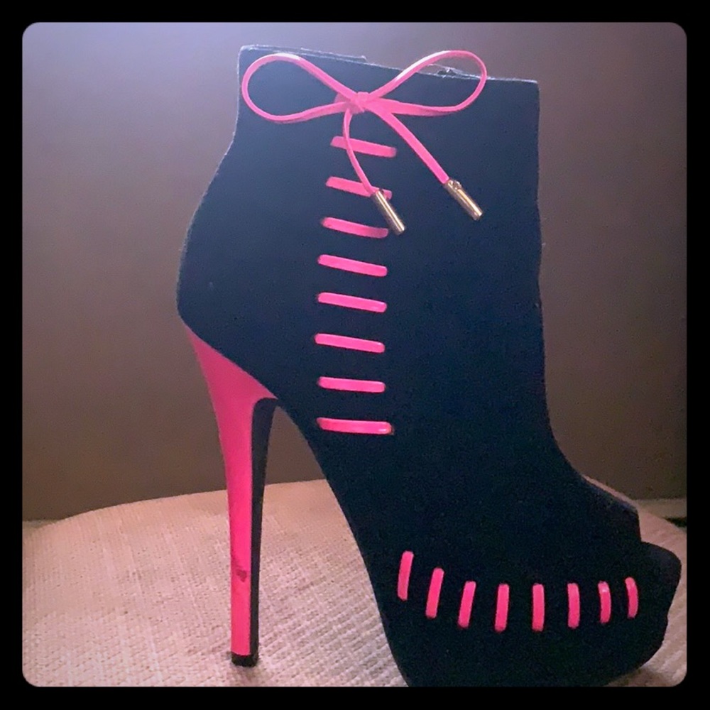 Open toe heels